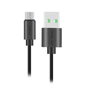 HYTECH HY-X81 1m 2A MICRO USB SİYAH ŞARJ KABLOSU