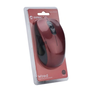 EVEREST SM-258 1200 DPİ OPTİK KABLOLU MOUSE KIRMIZI