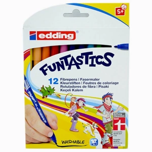 EDDİNG ED15 KEÇE UÇLU KALEM İNCE 12 Lİ KUTU