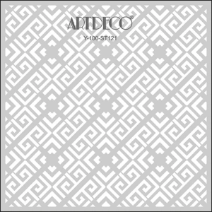 ARTDECO STENCİL 30X30CM KİLİMLİ DESEN 121