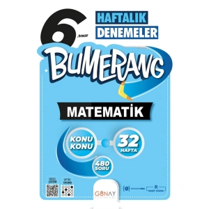 GÜNAY 6. SINIF BUMERANG 32 HAFTALIK MATEMATİK DENEMELERİ