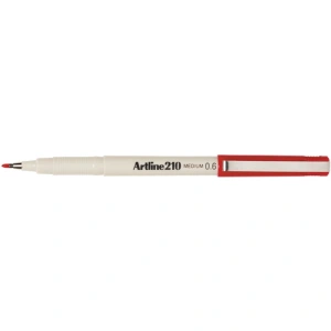 ARTLINE EK-210N KEÇE UÇLU YAZI KALEMİ 0.6mm KIRMIZI