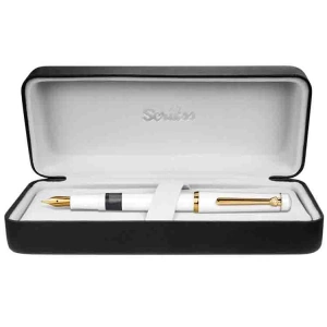 SCRIKSS 419 DOLMA KALEM BEYAZ ÖZEL KUTU