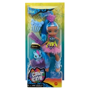 CAVE CLUB BEBEKLERİ MAVİ SAÇLI TELLA BEBEK VE HUNC OYUN SETİ MTL-GNL82/ GNL86