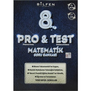 BİLFEN BİLTEST 8. SINIF MATEMATİK PRO&TEST SORU BANKASI