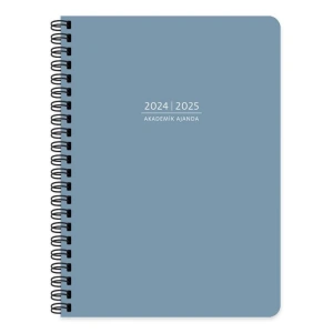 KESKİN 16X23 SPİRALLİ SERT KAPAK AKADEMİK AJANDA - MAVİ 830231-99