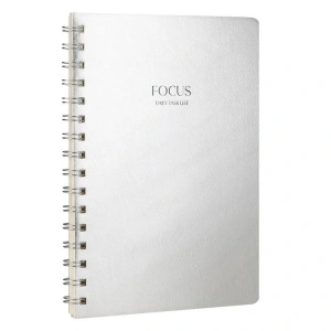 VICTORIAS JOURNALS 1619 VEGAN DERİ ESNEK KAPAK A5 100gr. 128YP. PLANLAYICI ÇİZGİLİ DEFTER PLATINIUM