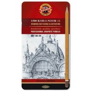 KOH-I NOOR 1502 HARRDTMUTH 12Lİ DERECELİ KALEM SETİ