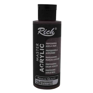 RİCH AKR-120-224 AKRİLİK BOYA 120 CC KAHVERENGİ