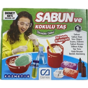 CA GAMES 5219 SABUN VE KOKULU TAŞ DENEY SETİ