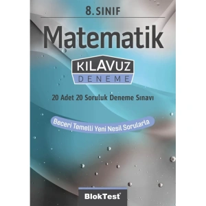 TUDEM 8.SINIF BLOKTEST MATEMATİK KILAVUZ DENEME