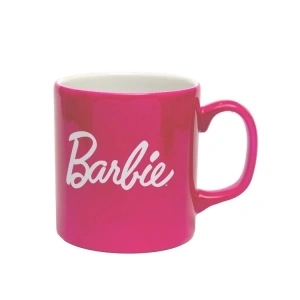 MACMUG 381198 BARBIE MUG BARBIE LOGO PEMBE-BEYAZ SERAMİK KUPA