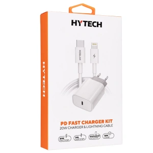HYTECH HY-XE40PD 20W 1PD KABLO SETİ LIGHTNING HIZLI EV ŞARJ ADAPTÖRÜ
