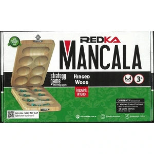 REDKA RD5500 KAPAKLI AHŞAP MANGALA ZEKA AKIL KUTU OYUNU