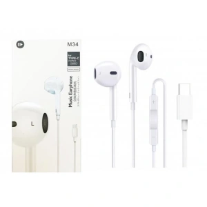 PLATOON PL-2045 TYPE-C KULAK İÇİ BEYAZ KULAKLIK