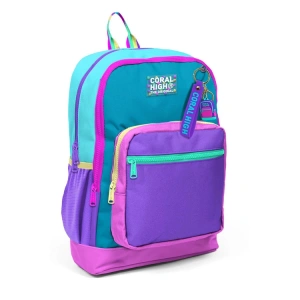 CORAL HIGH 23759 KIDS PEMBE PASTEL RENKLİ DÖRT BÖLMELİ SIRT ÇANTASI