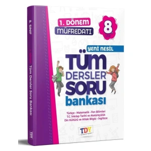 TDY 8. SINIF 1. DÖNEM TÜM DERSLER SORU BANKASI