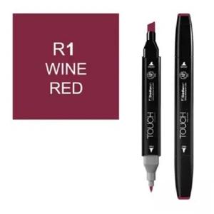 TOUCH TWIN R-1 ÇİFT UÇLU MARKER WINE RED