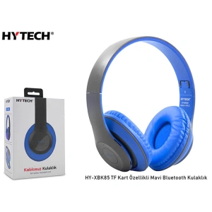 HYTECH HY-XBK85 TF KART ÖZELLİKLİ MAVİ BLUETOOTH KULAKLIK