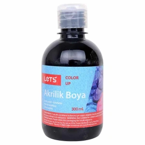 LETS AKRİLİK BOYA 300ML SİYAH L-5229