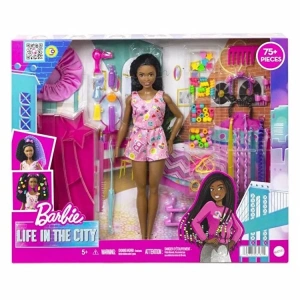 BARBIE HHM39 BROOKLYN EĞLENCELİ SAÇLAR OYUN SETİ