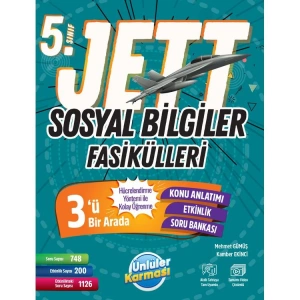 ÜNLÜLER KARMASI 5. SINIF JETT SOSYAL BİLGİLER FASİKÜLLERİ