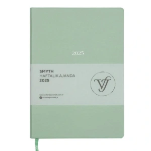 VICTORIAS JOURNALS 124-1424 14X20,5 SMYTH HAFTALIK AJANDA A5 - FISTIK YEŞİLİ