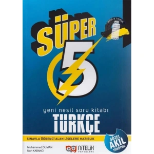 NİTELİK 5. SINIF YENİ NESİL SÜPER TÜRKÇE SORU KİTABI