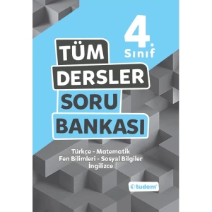 TUDEM 4. SINIF TÜM DERSLER SORU BANKASI