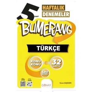 GÜNAY 5. SINIF BUMERANG 32 HAFTALIK TÜRKÇE DENEMELERİ