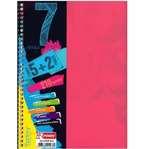 MİKRO A4-210 YP.EKONOMİK 5+2 AYRAÇLI OKUL DEFTERİ