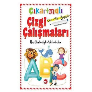 ÇIKARTMALI ÇİZGİ ALIŞTIRMALARI - HARFLERLE İLGİLİ AKTİVİTELER