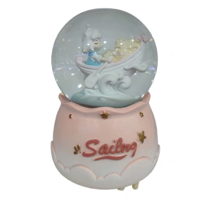 MOTTO MTT-2153 PİLLİ IŞIKLI MÜZİKLİ ÜFLEMELİ KAR KÜRESİ BÜYÜK BOY -  SAILNG