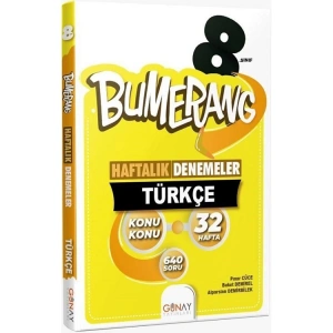 GÜNAY 8. SINIF BUMERANG 32 HAFTALIK TÜRKÇE DENEMELERİ