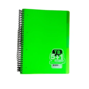 GIPTA TB SPİRALLİ  SEPARATÖRLÜ PP. KAPAK A4 240 YP. 5+1 DEFTER - 2202