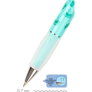 SERVE DEEP KAHVE & KRUVASAN BASKILI MEKANİK VERSATİL KALEM 0.7 NANE YEŞİLİ