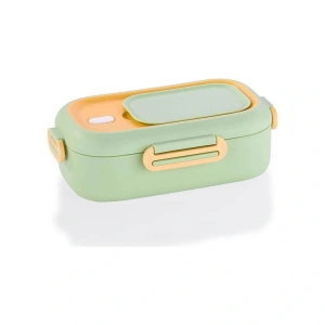 VAGONLIFE BL2106 PASLANMAZ ÇELİK YEMEK KABI - LUNCH BOX 2 BÖLMELİ 550 ML YEŞİL