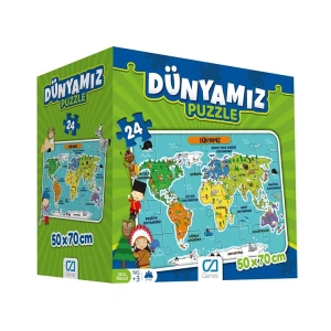 CA GAMES 5025 DÜNYAMIZ EĞİTİCİ PUZZLE 24 PARÇA