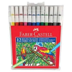 FABER CASTELL YIKANABİLİR KEÇELİ KALEM12LI