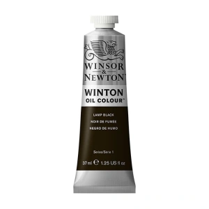 WINSOR & NEWTON WINTON YAĞLI BOYA 37 ML LAMP BLACK-1414337