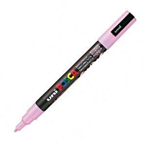 UNİ POSCA SU BAZLI POSTER MARKER 0.9-1.3 AÇIK PEMBE PC-3M