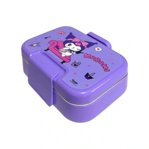 WIGGLE 3470 KUROMİ 304 PASLANMAZ ÇELİK BÖLMELİ 1030 ML BESLENME/ YEMEK KABI LİLA