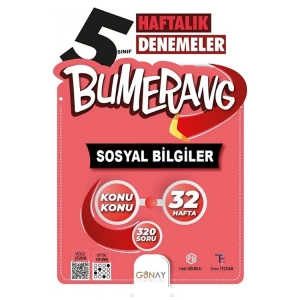 GÜNAY 5. SINIF BUMERANG 32 HAFTALIK SOSYAL BİLGİLER DENEMELERİ