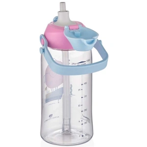 UZSPACE MATARA TRITAN PİPETLİ 2203 730 ML CUTE PINK