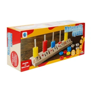 SUNMAN S00002864 MATEMATİK OYUNU ABAKÜS VE İŞLEM SETİ KUTULU