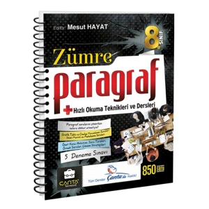 ÇANTA 8. SINIF PARAGRAF ZÜMRE