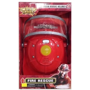 MEGA F004  İTFAİYE KASKI PİLLİ, SESLİ VE IŞIKLI - THE CITY OF HERDES FIRE RESCURE F004 -