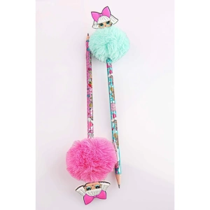 L.O.L YÜZ FİGÜRLÜ PONPONLU KURŞUN KALEM 521100