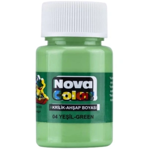 NOVA COLOR YEŞİL 30 CC ŞİŞE AKRİLİK BOYA