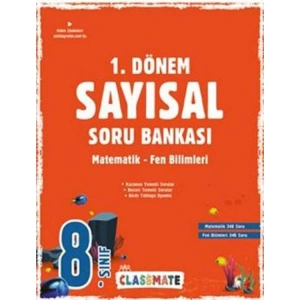 OKYANUS 8. SINIF CLASSMATE 1. DÖNEM SAYISAL SORU BANKASI